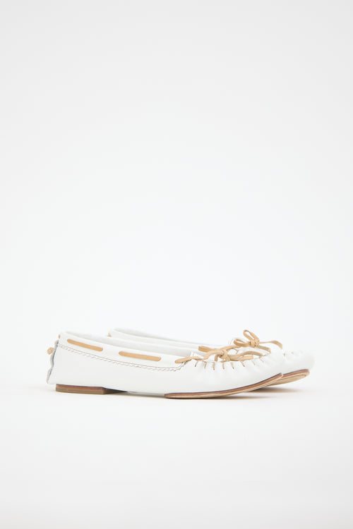 See by Chloé Leather Boat Flat