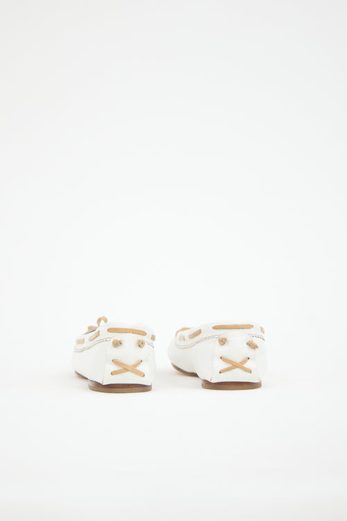 See by Chloé Leather Boat Flat