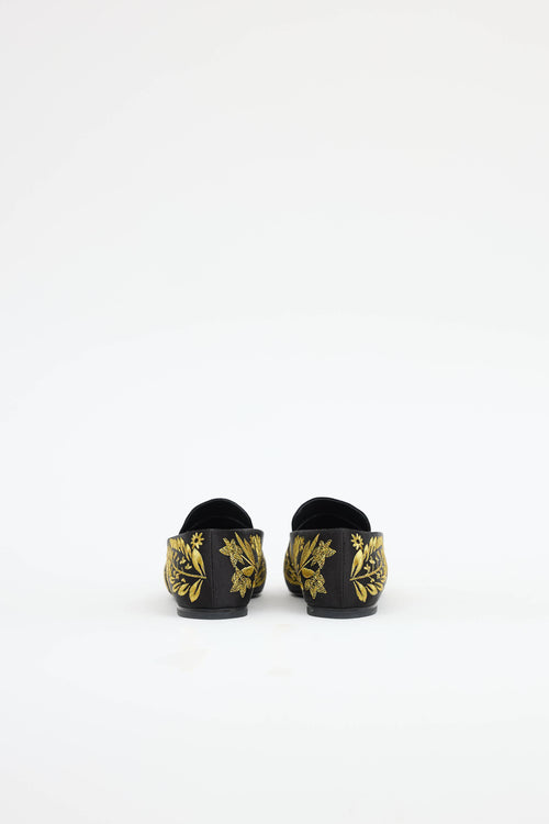 Roger Vivier Floral Embroidered Loafer