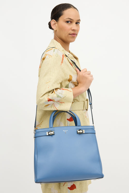 Serapian Leather Side Strap Bag