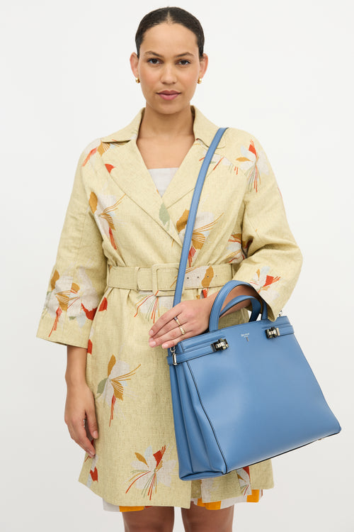 Serapian Leather Side Strap Bag