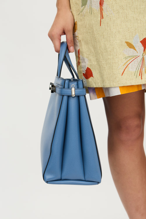 Serapian Leather Side Strap Bag