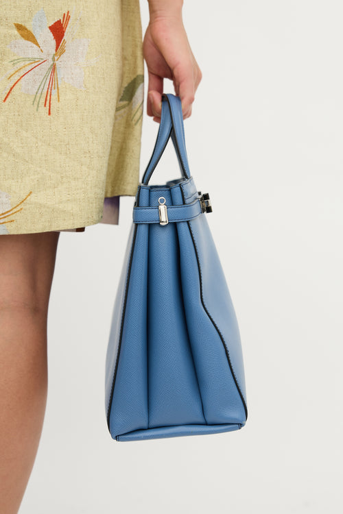 Serapian Leather Side Strap Bag