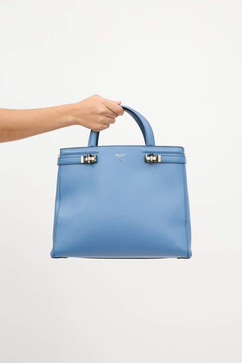 Serapian Leather Side Strap Bag