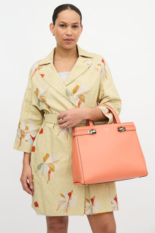 Serapian Leather Side Strap Bag