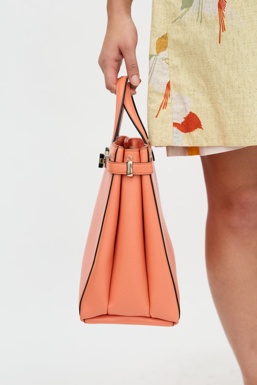 Serapian Leather Side Strap Bag