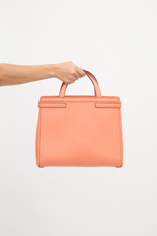 Serapian Leather Side Strap Bag