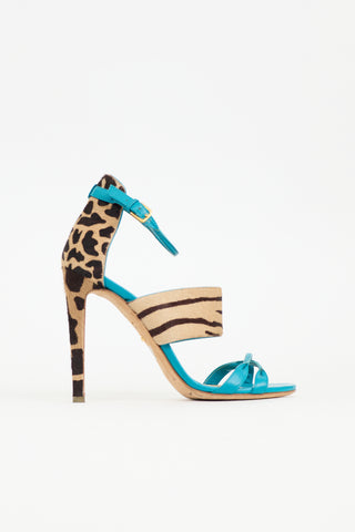 Sergio Rossi Textured Hair Donyale Heel