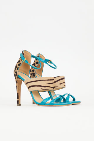 Sergio Rossi Textured Hair Donyale Heel