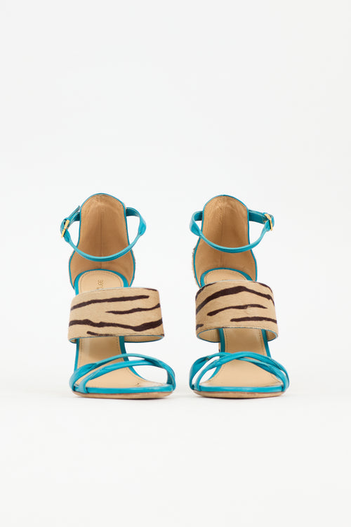 Sergio Rossi Textured Hair Donyale Heel