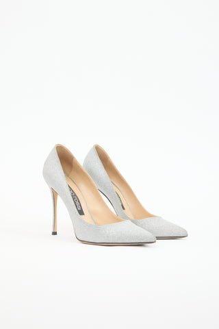 Sergio Rossi Glitter Godiva Pump