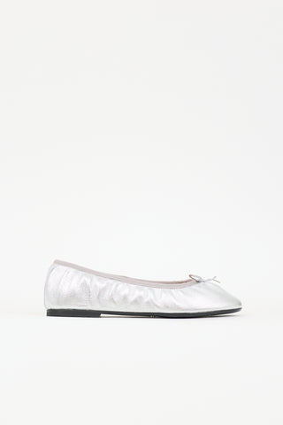 Sézane Leather Agathe Flat