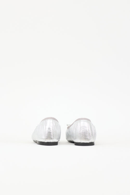 Sézane Leather Agathe Flat