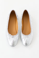 Sézane Leather Agathe Flat