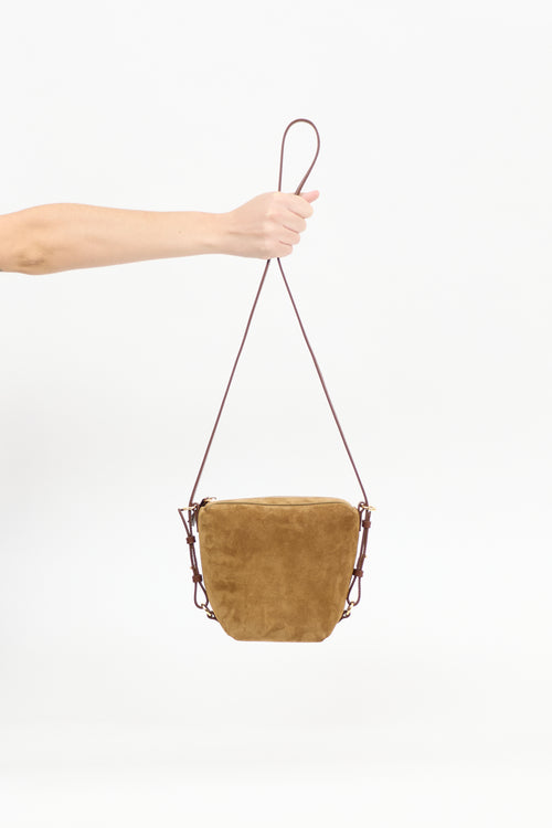 Sézane Suede Lou Crossbody Bag