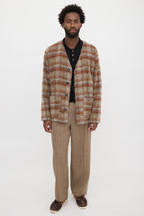 Our Legacy Wool Dorf Check Cardigan