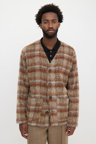 Our Legacy Wool Dorf Check Cardigan