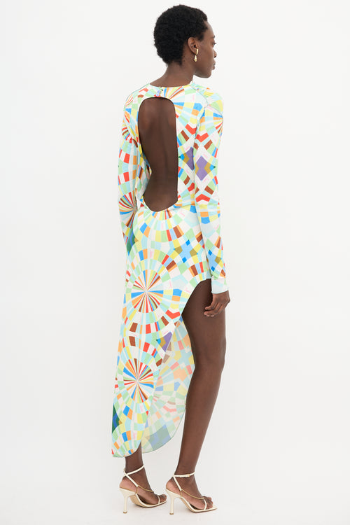 Siedres Agnes Geometric Printed Dress