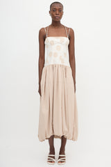 Simkhai Polka Dot Applique Dress