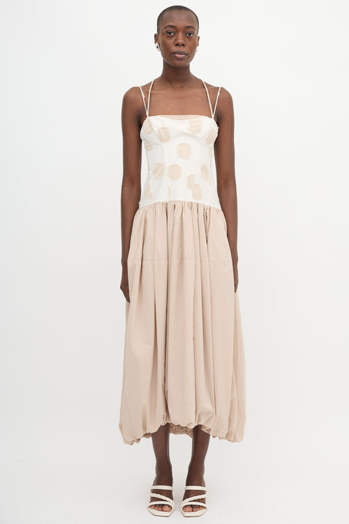 Simkhai Polka Dot Applique Dress
