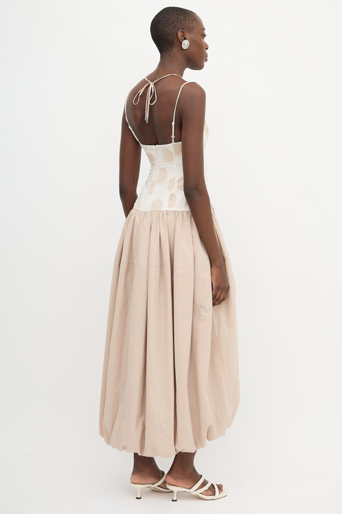 Simkhai Polka Dot Applique Dress