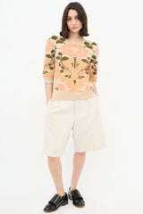 Simone Rocha Floral Jacquard Sweater