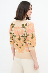 Simone Rocha Floral Jacquard Sweater