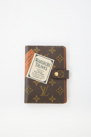 Louis Vuitton Leather Monogram Trunks Small Ring Agenda