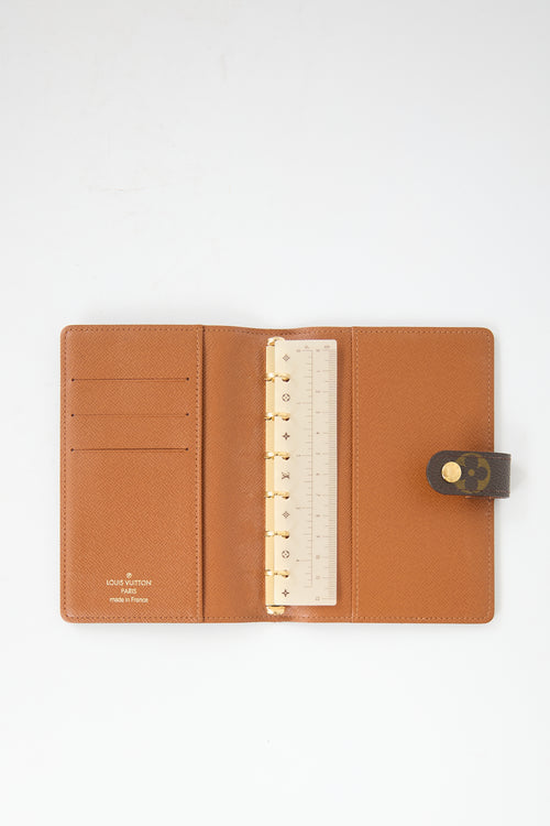Louis Vuitton Leather Monogram Trunks Small Ring Agenda