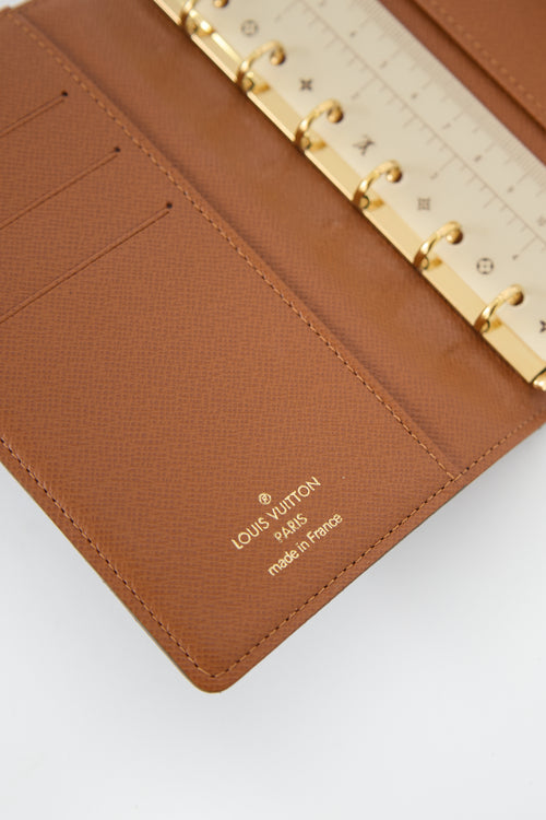 Louis Vuitton Leather Monogram Trunks Small Ring Agenda