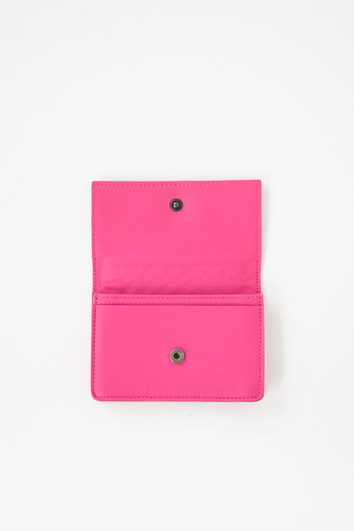 Bottega Veneta Intrecciato Leather Business Card Case