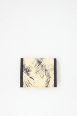 Saint Laurent Palm Printed Trifold Velcro Wallet