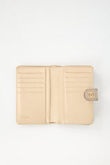 Chanel Camelia CC Embossed Leather Wallet