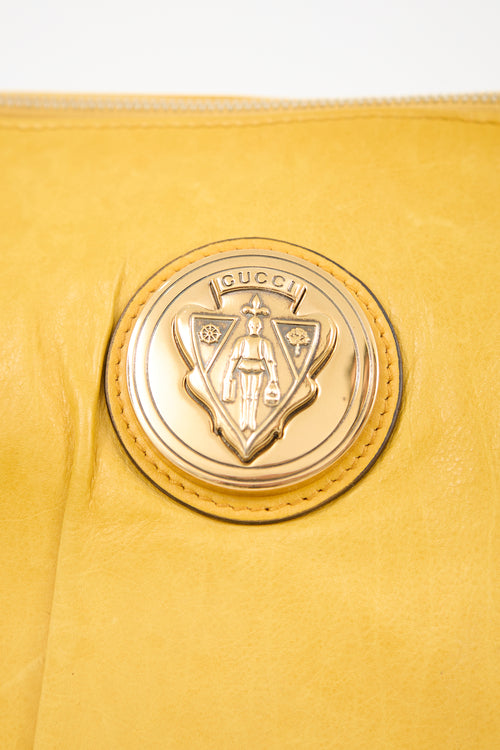 Gucci Leather Hysteria Clutch