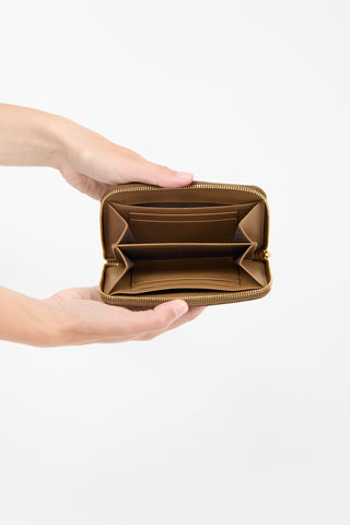 Prada Saffiano Leather Zip Wallet