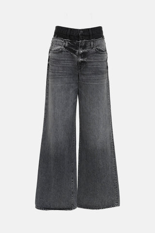 SLVRLAKE Re-Work Eva Double Waist Jeans