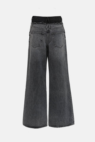 SLVRLAKE Re-Work Eva Double Waist Jeans