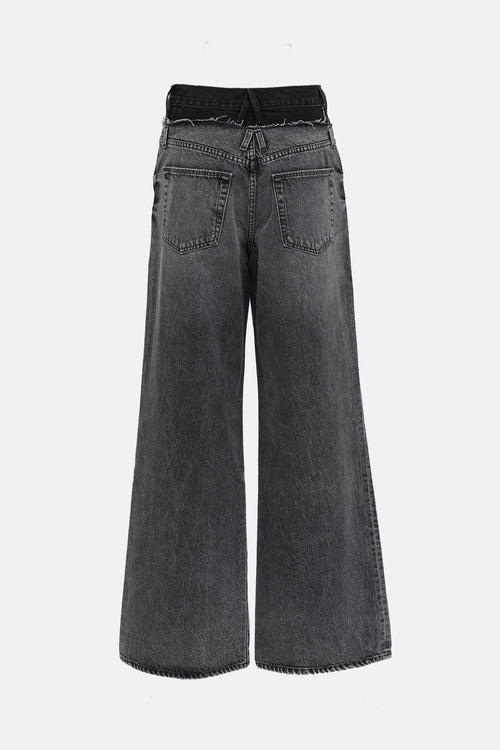 SLVRLAKE Re-Work Eva Double Waist Jeans