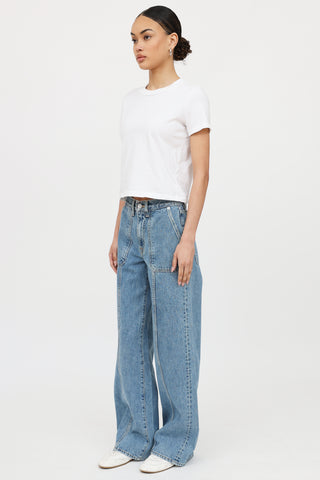 SLVRLAKE Grace Cargo Seam Jeans