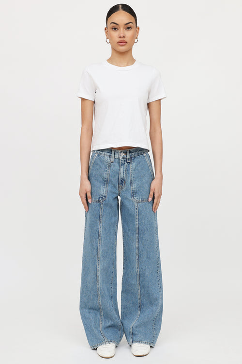 SLVRLAKE Grace Cargo Seam Jeans