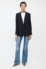 Smythe Oversize Peak Lapel Blazer