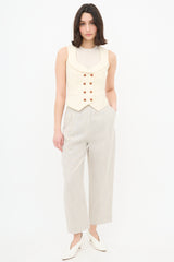 Smythe Wool Double Breasted Vest