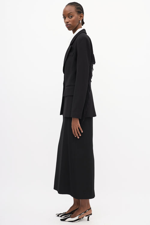 Smythe Fringe Single Breasted Blazer