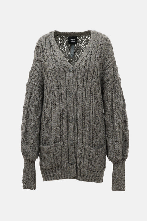 Smythe X Augden Cable Knit Cardigan