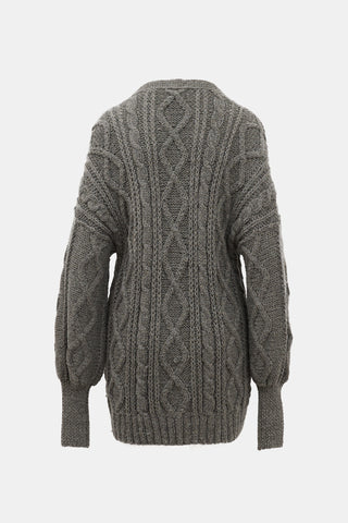 Smythe X Augden Cable Knit Cardigan