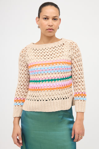 Smythe X Augden Crochet Sweater