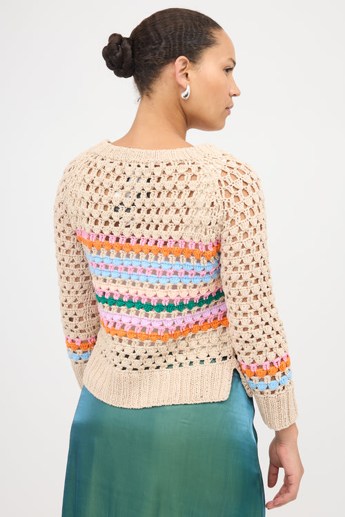 Smythe X Augden Crochet Sweater