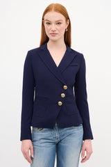 Smythe Asymmetrical Wrap Blazer