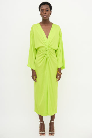 Smythe Satin Twist Dress