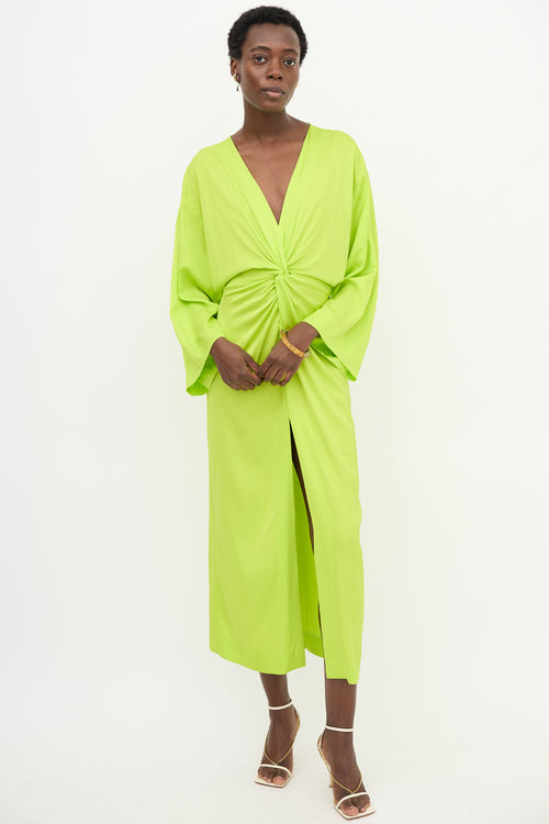 Smythe Satin Twist Dress